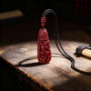 High - Purity Cinnabar Pixiu Pendant Necklace