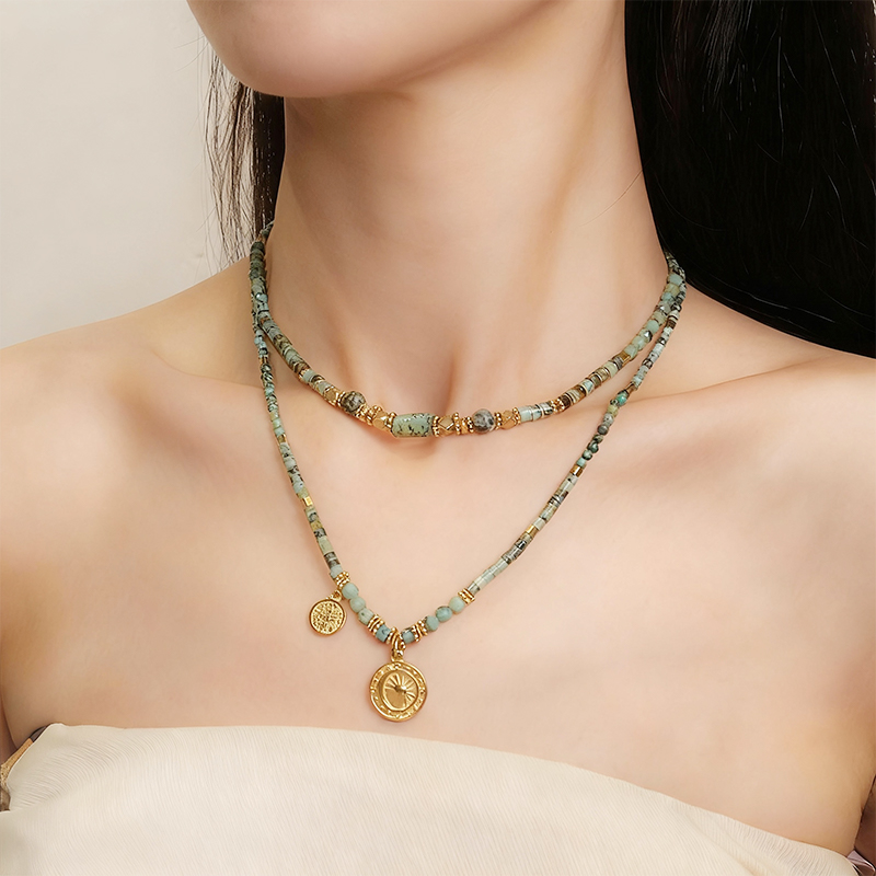 Vintage Turquoise Balance Necklace - Image 5