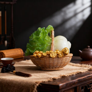 Color - Changing Chinese Cabbage Tea Pet Ornament - Non-color-changing product