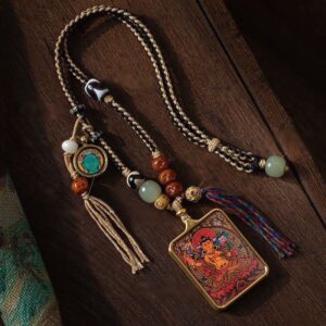 Traditional Tibetan Ethnic - Style Jewelry Pendant