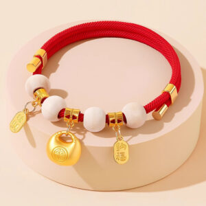 Camphor Wood Pet Collar with Ingot Charm, Pest - Repellent