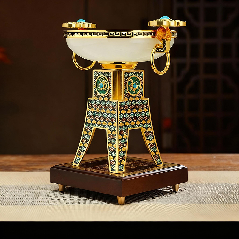 Cloisonné Cornucopia Ornament