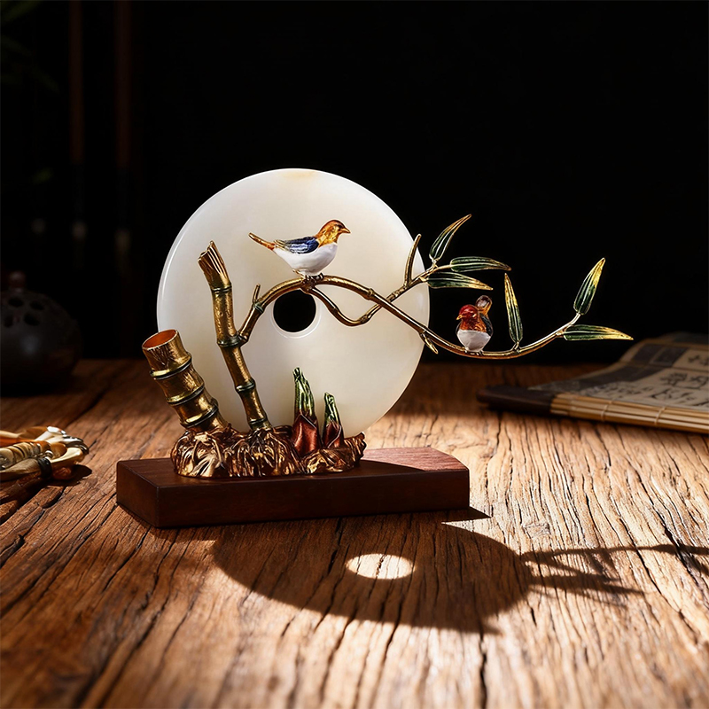 Ruyi Peace Buckle Ornament for Home