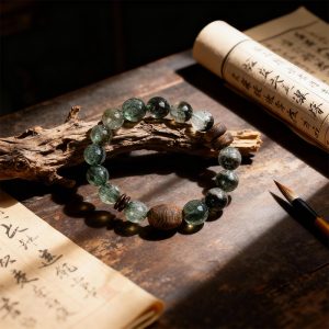 Prosperous Career Green Hair Crystal Bracelet