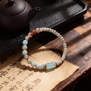 Star Moon Bodhi Natural Stone Bracelet
