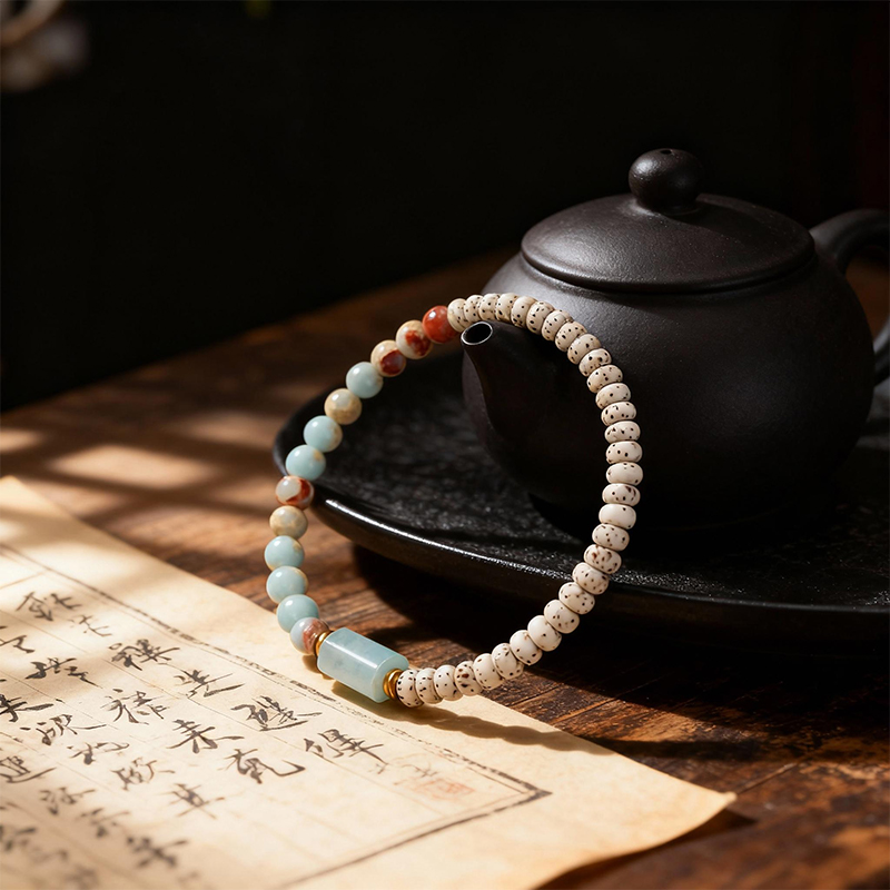 Star Moon Bodhi Natural Stone Bracelet - Image 3