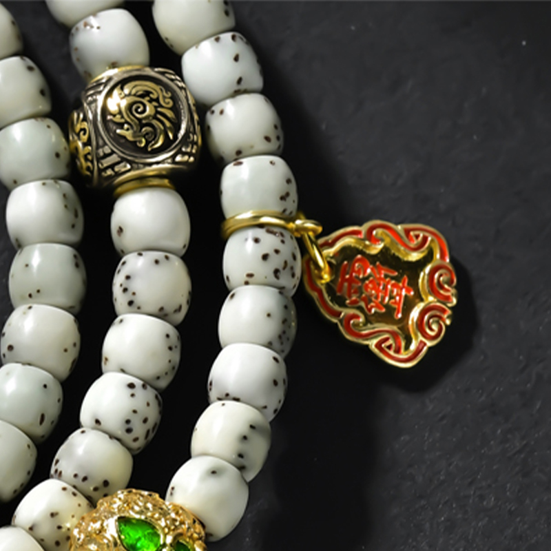 Hainan Moon and Star Bodhi Neck Mala - Image 4