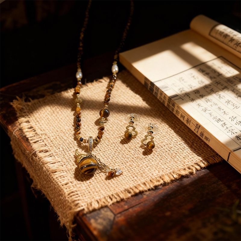 Five Elements Earth Series Tiger's Eye Set