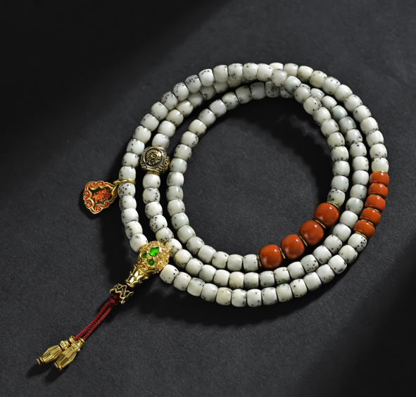 Hainan Moon and Star Bodhi Neck Mala - Image 6