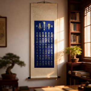 Thirty-Six Marshals Hanging Scroll - 44×145cm（Approximately 17×57 inches）
