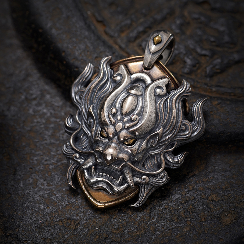 Dragon Shield Pendant Necklace