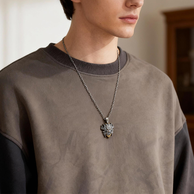 Dragon Shield Pendant Necklace - Image 5
