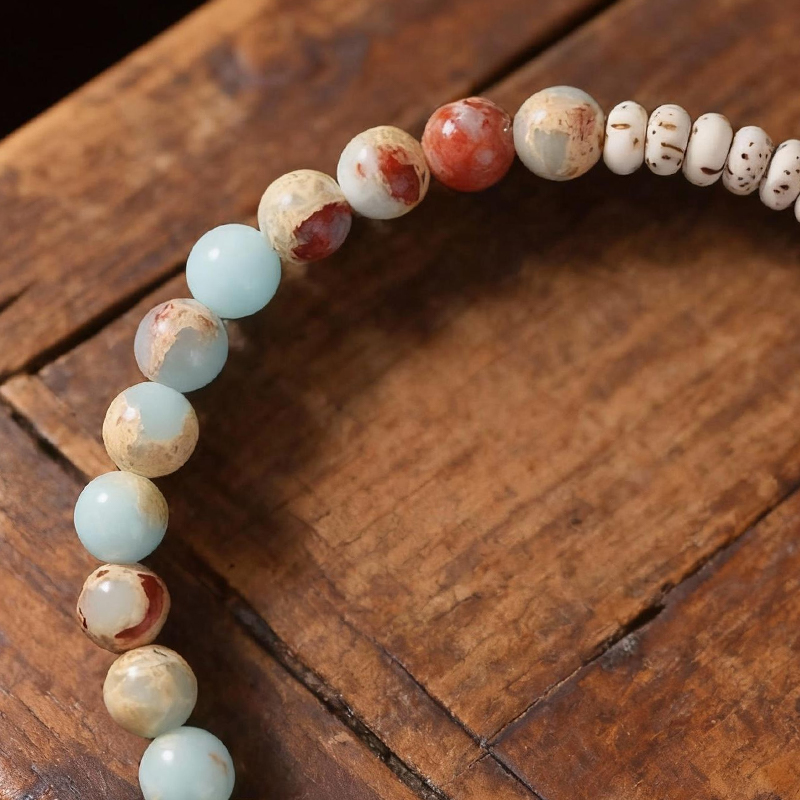 Star Moon Bodhi Natural Stone Bracelet - Image 5