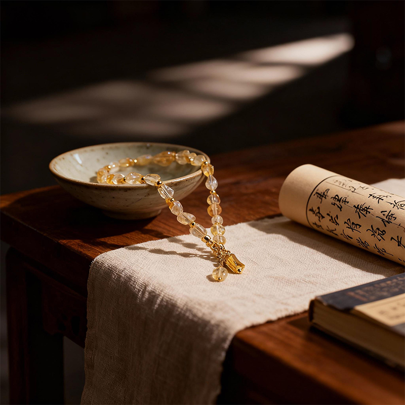 Natural Citrine Wealth & Luck Bracelet - Image 3