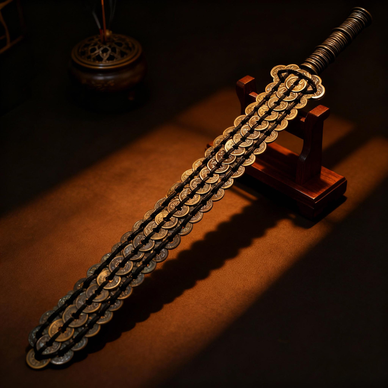 Copper Coin Sword: Folk Treasure for Blessing & Home Protection