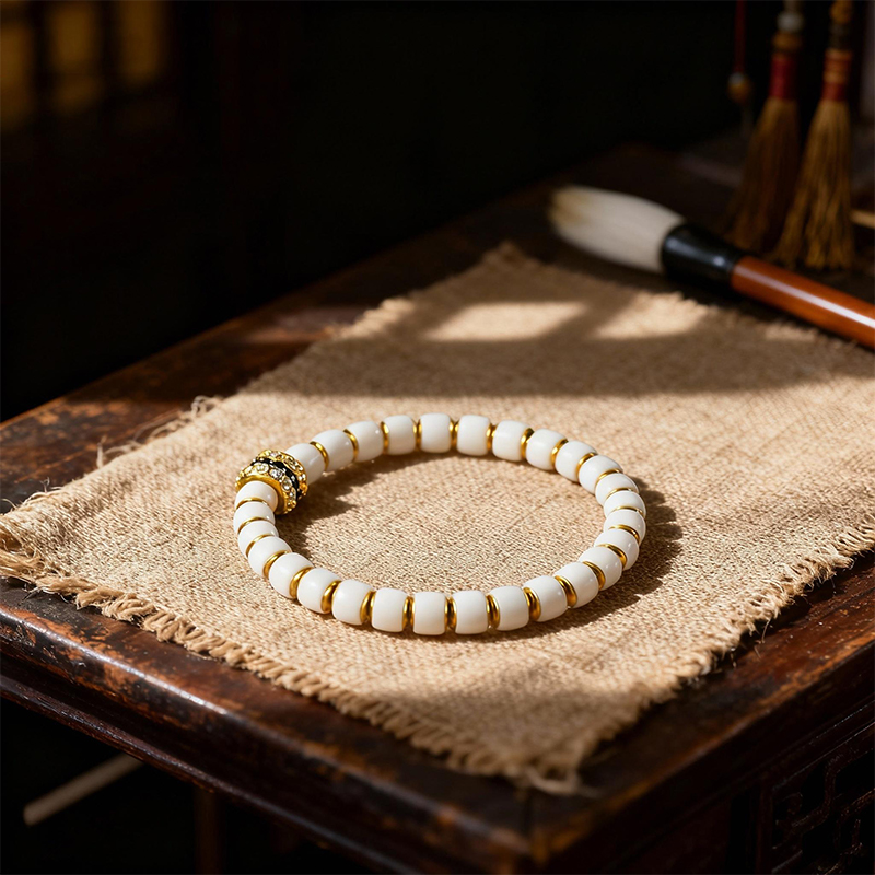 White Bodhi Bracelet