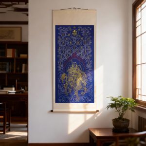 Zhenwu Emperor Hanging Scroll - 44×145cm（Approximately 17×57 inches）